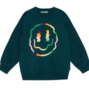 Kids Molo Magni smiley face-print sweatshirt